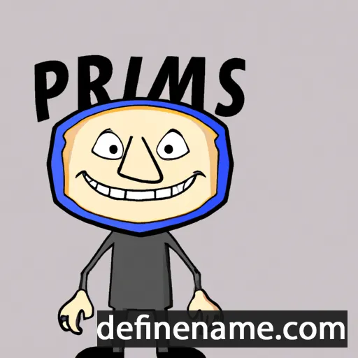 cartoon of the name Primus