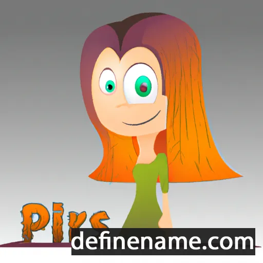 cartoon of the name Pris