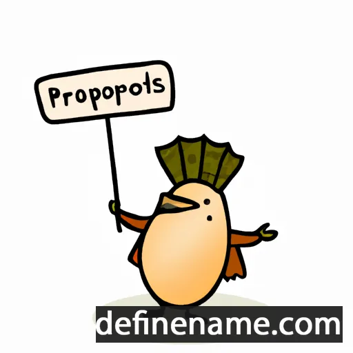 cartoon of the name Prochorus