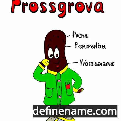 cartoon of the name Proscovia