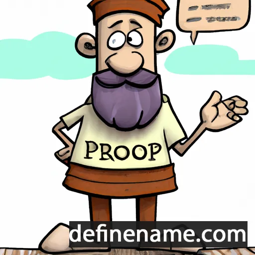 cartoon of the name Prospero