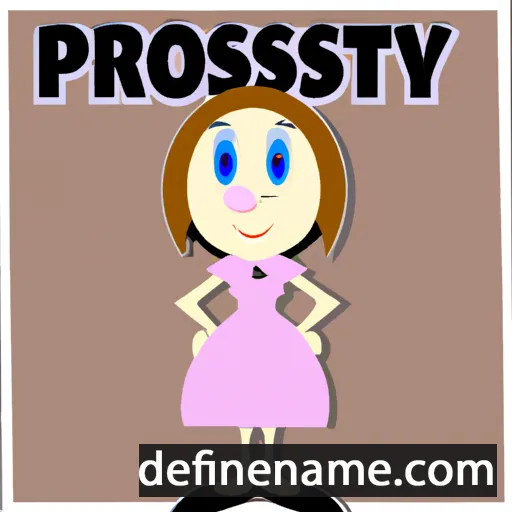 cartoon of the name Prossy