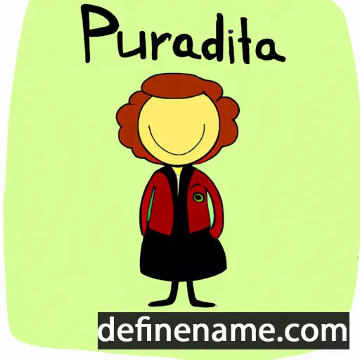 cartoon of the name Prudentia