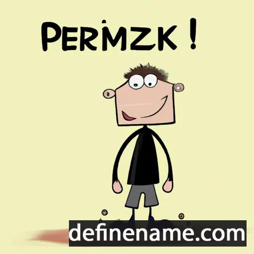 Przemek cartoon