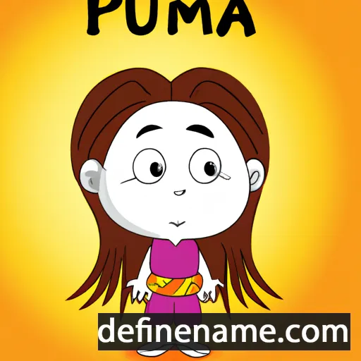 Purnima cartoon