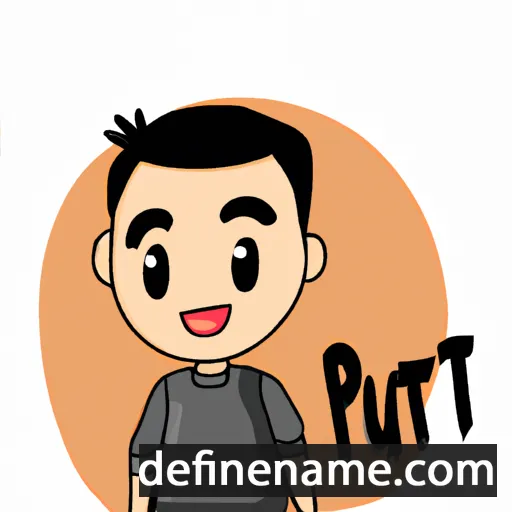 cartoon of the name Putra