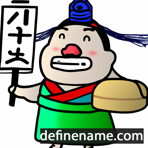 cartoon of the name Pyong-Ho