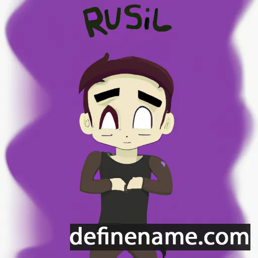 cartoon of the name Rəsul