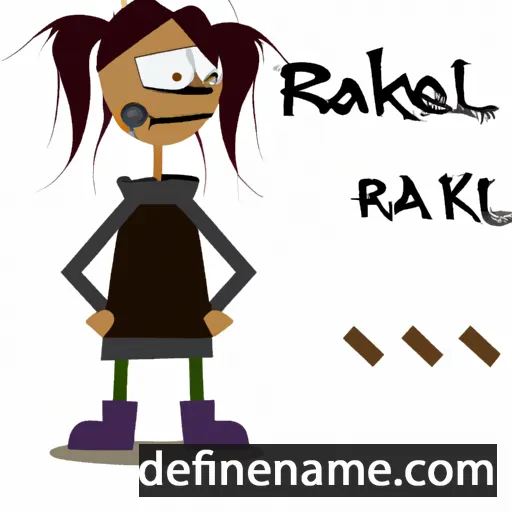 Raakel cartoon