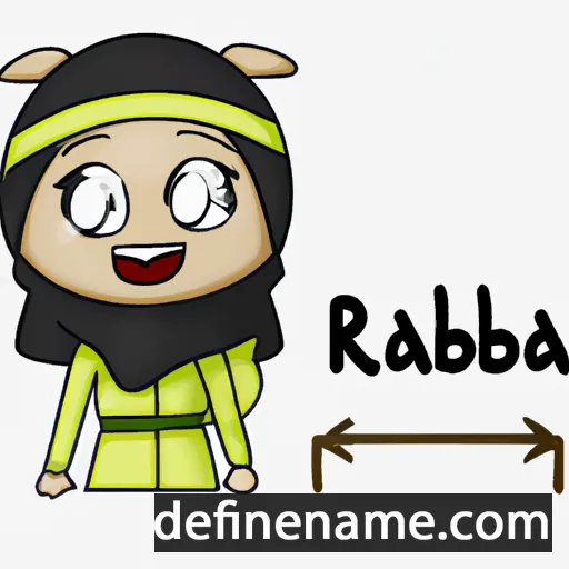 Rabi'a cartoon