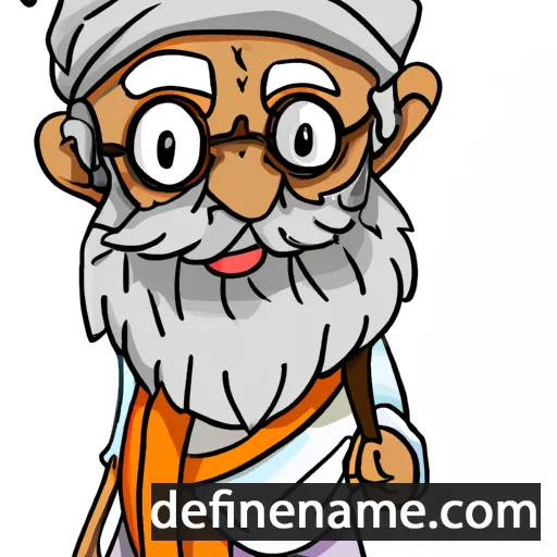 cartoon of the name Rabindra