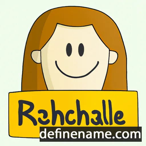 cartoon of the name Rachael