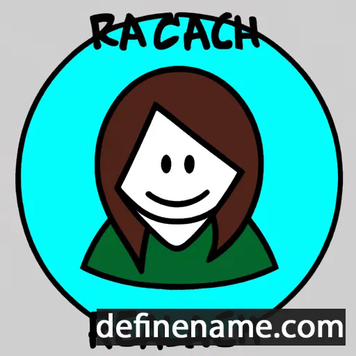 cartoon of the name Racheal