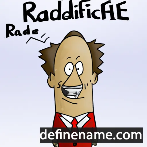 cartoon of the name Radcliff