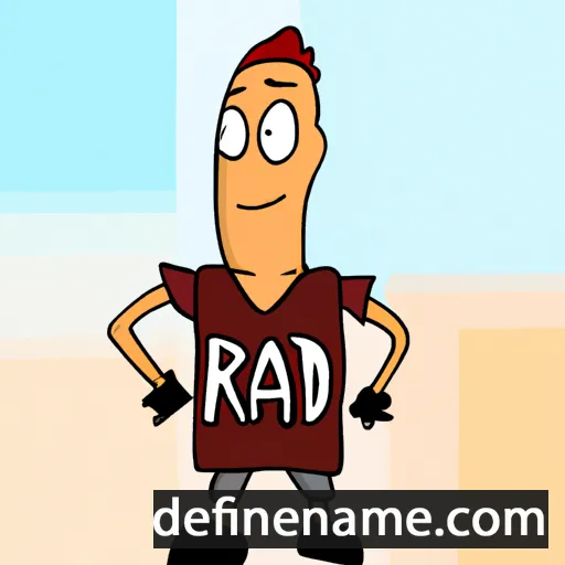 cartoon of the name Rade