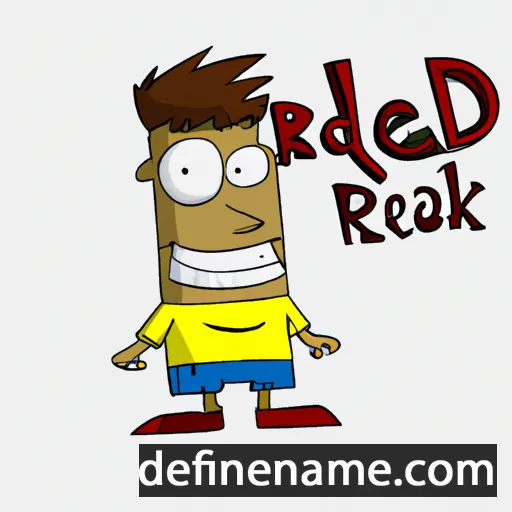 cartoon of the name Radek