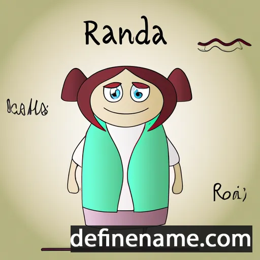 cartoon of the name Radinka