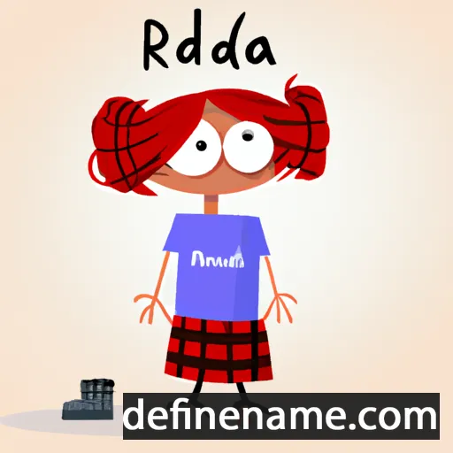 cartoon of the name Radojka