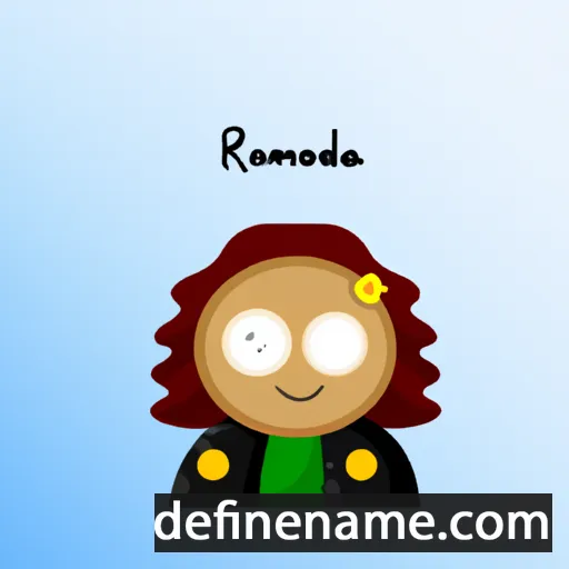 cartoon of the name Radomira