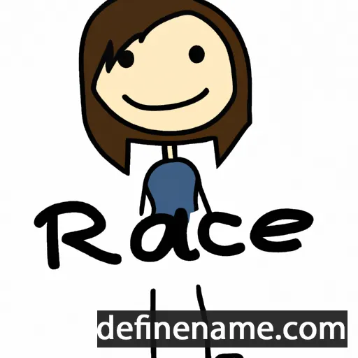 cartoon of the name Rae