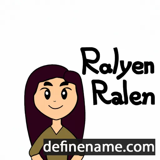 cartoon of the name Raelyn