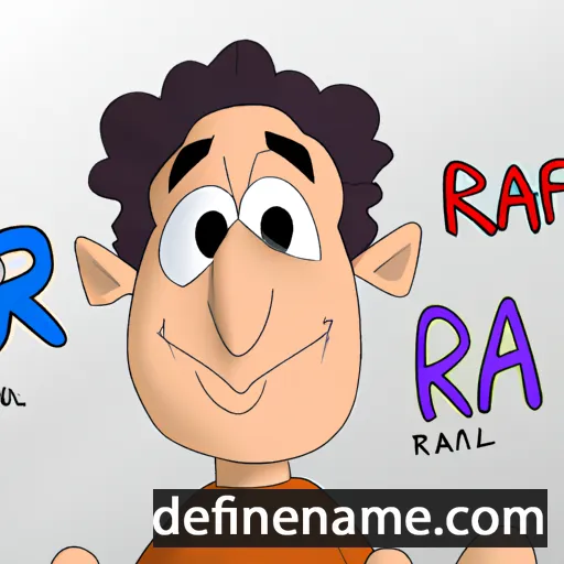 cartoon of the name Raf