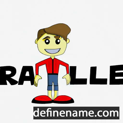 cartoon of the name Rafael