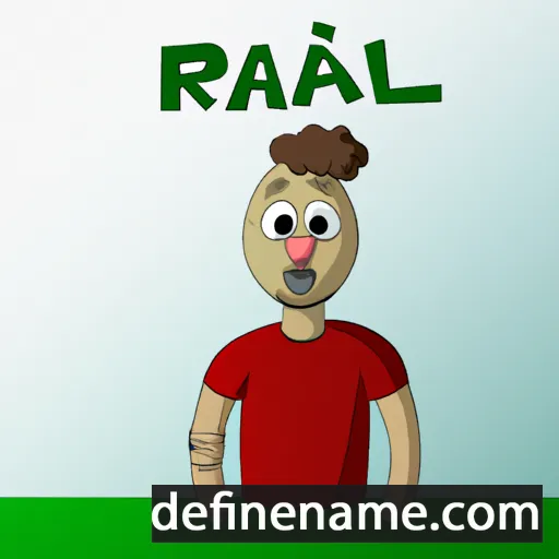 cartoon of the name Rafał