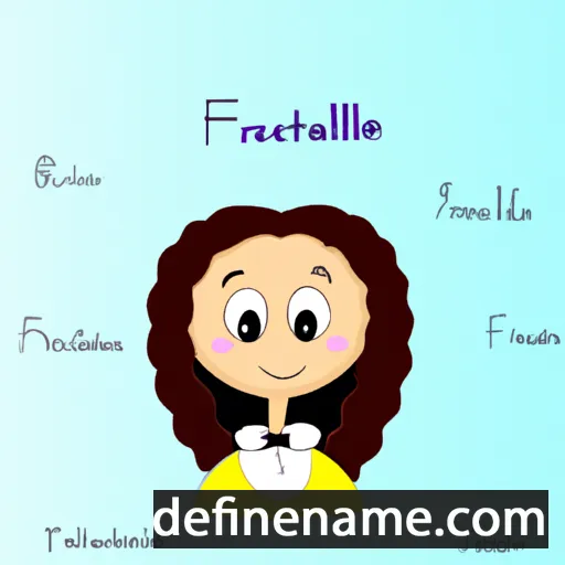 cartoon of the name Raffaella