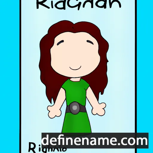 cartoon of the name Raghnaid