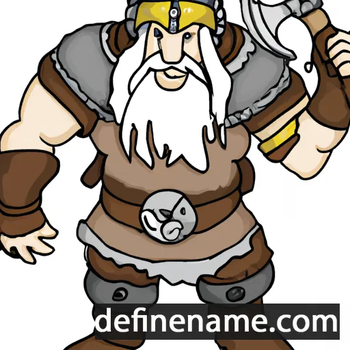 cartoon of the name Ragnar