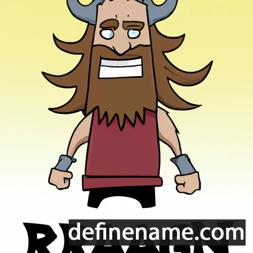 cartoon of the name Ragnarr