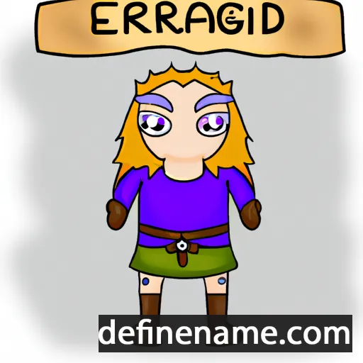 Ragnfríðr cartoon