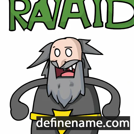 cartoon of the name Ragnvaldr