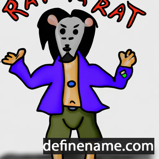 cartoon of the name Raibeart