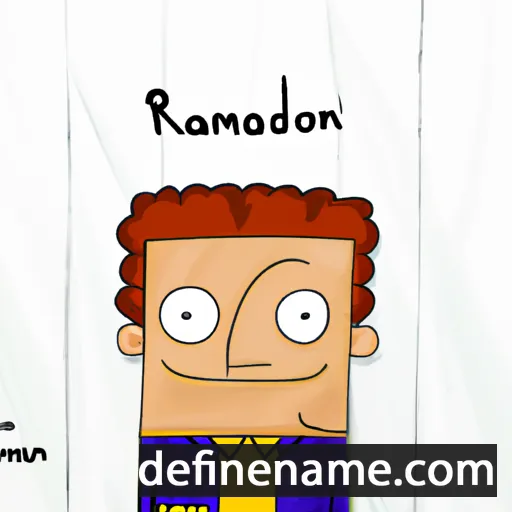 cartoon of the name Raimond