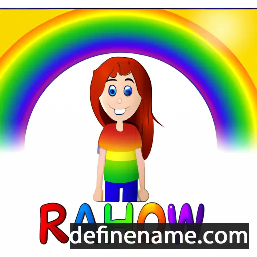 cartoon of the name Rainbow