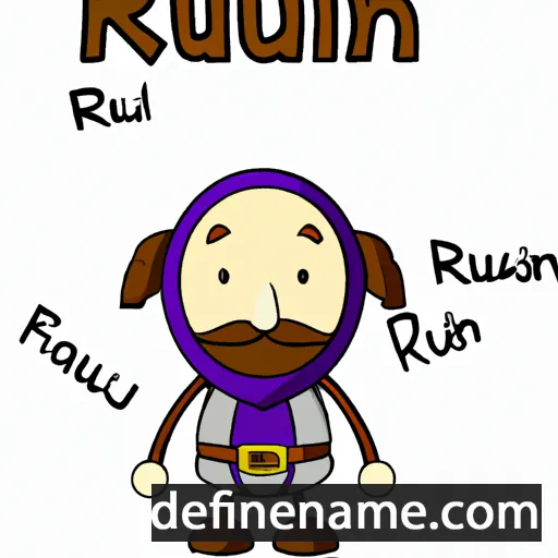 cartoon of the name Rainulf