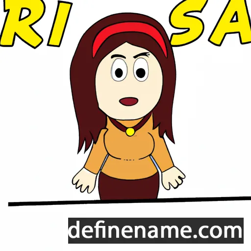 cartoon of the name Raisa