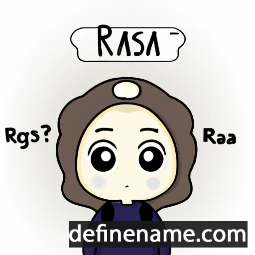 cartoon of the name Raisa