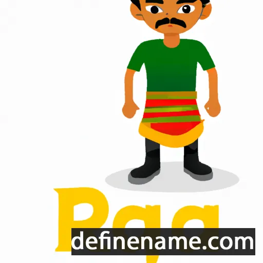 cartoon of the name Raja