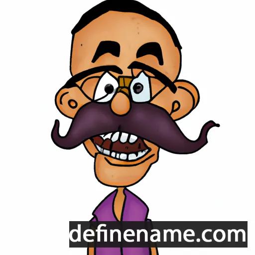 cartoon of the name Rajender