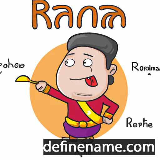 cartoon of the name Rama