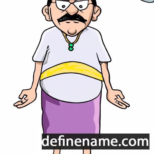 cartoon of the name Ramakanta