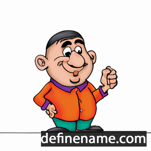 cartoon of the name Raman