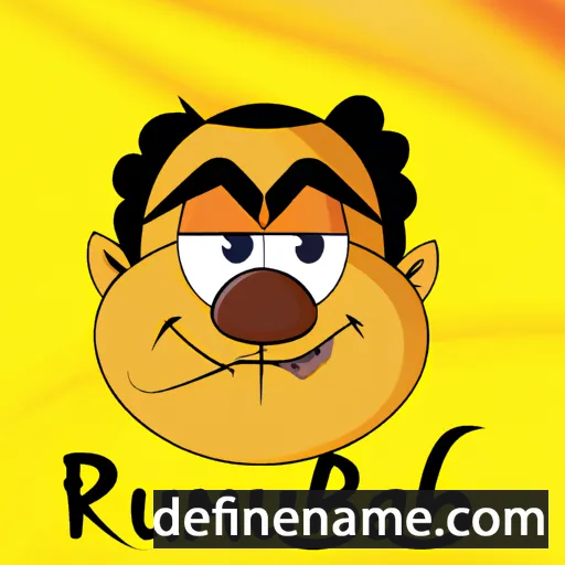 cartoon of the name Rambabu