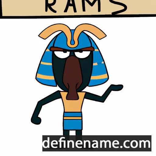 cartoon of the name Rameses