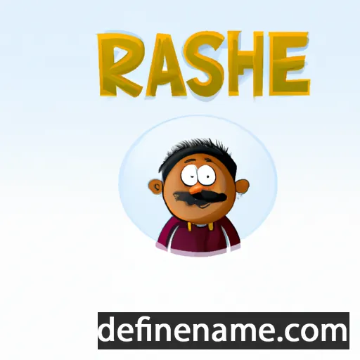 cartoon of the name Ramesh