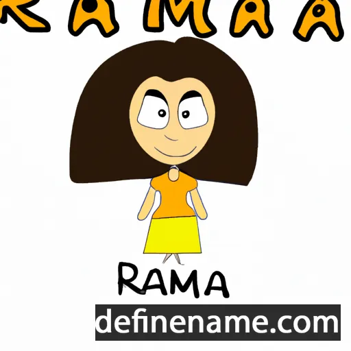 cartoon of the name Ramla