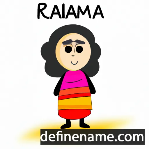 cartoon of the name Ramlah